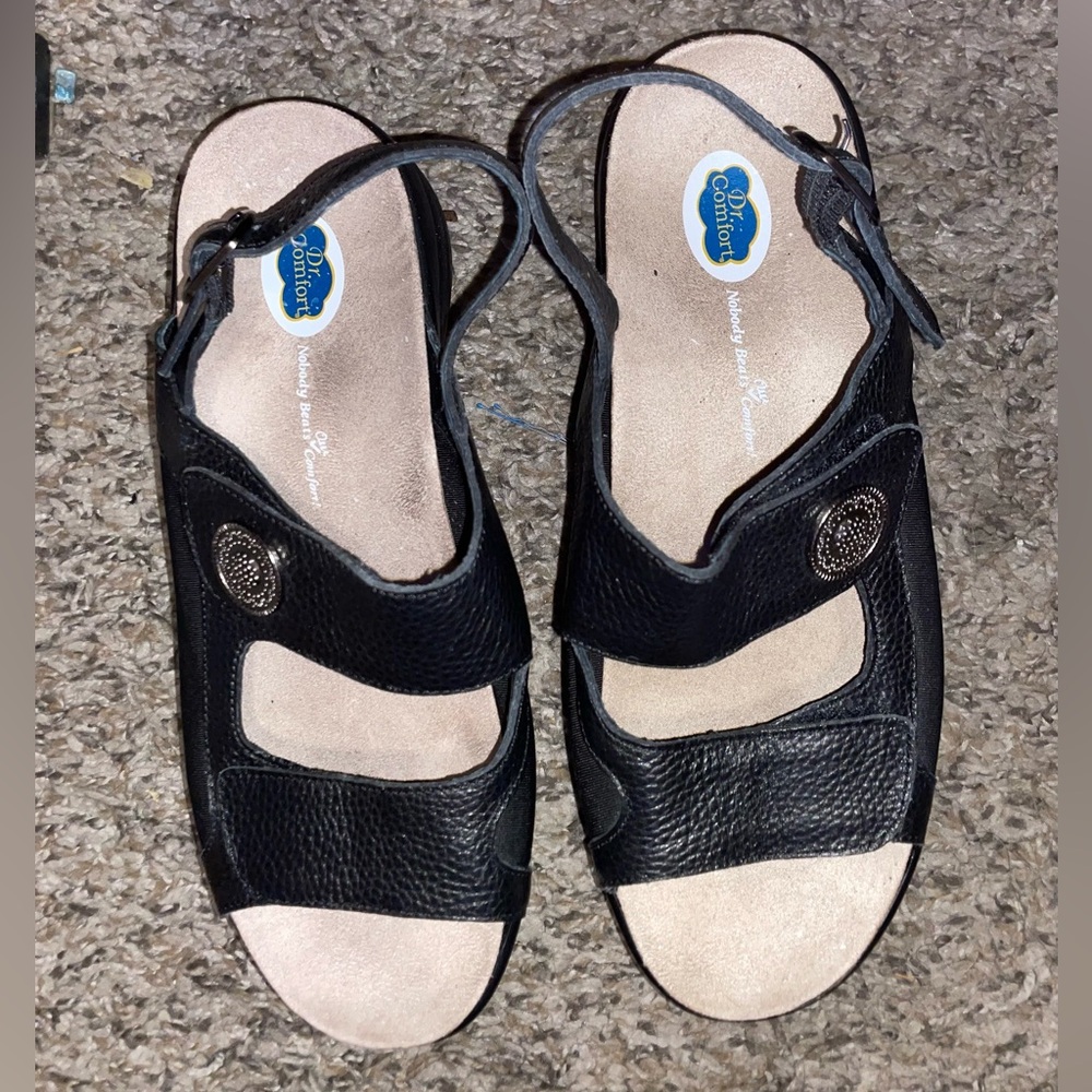 Dr. Comfort Women’s Lana Arch Support Non-Slip Sandals Black sz 8 - Picture 6 of 11